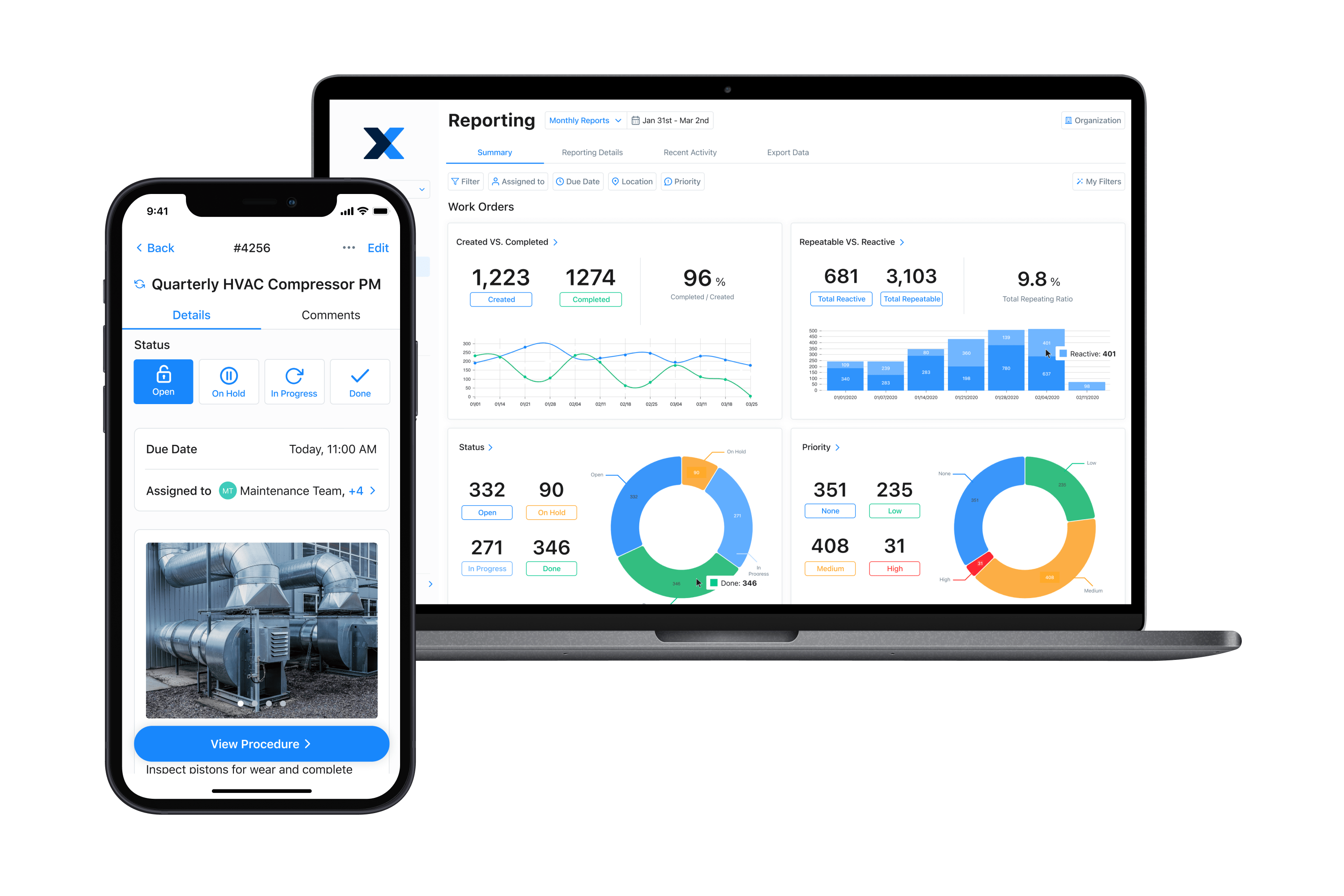 MaintainX Maintenance Interface